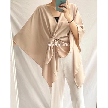 Lite Wrap Blouse Premium Soft Crepe Oversized