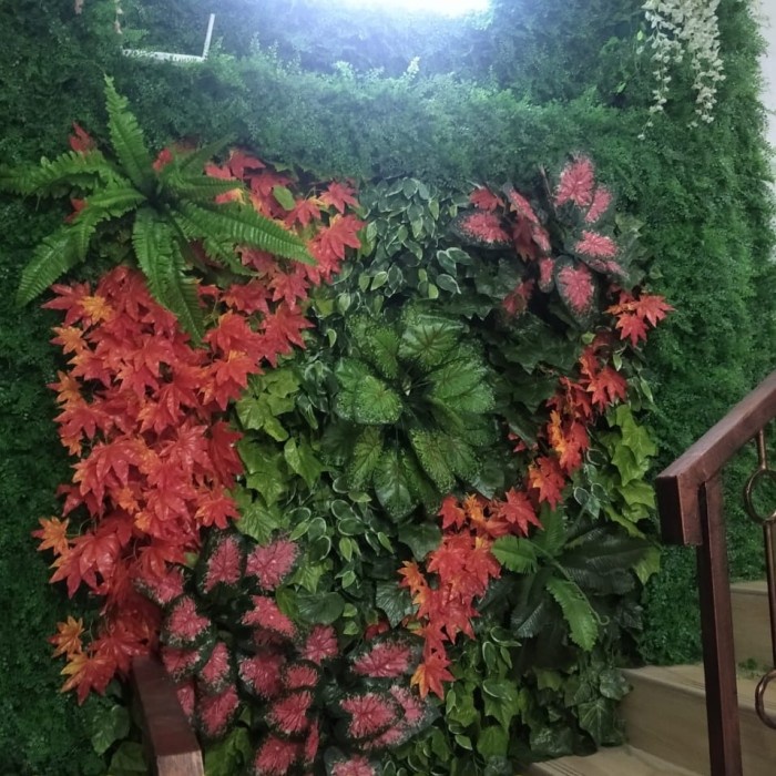 Jual Vertical Garden Artificial Taman Vertical Sintetis Shopee