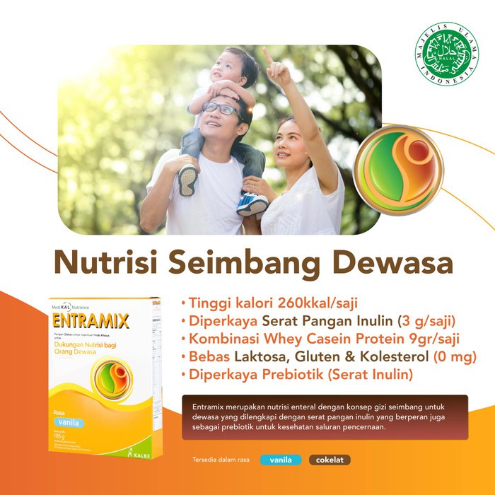 Jual Entramix Vanilla 174 Gr - Nutrisi atau Susu Untuk Lansia Susah ...
