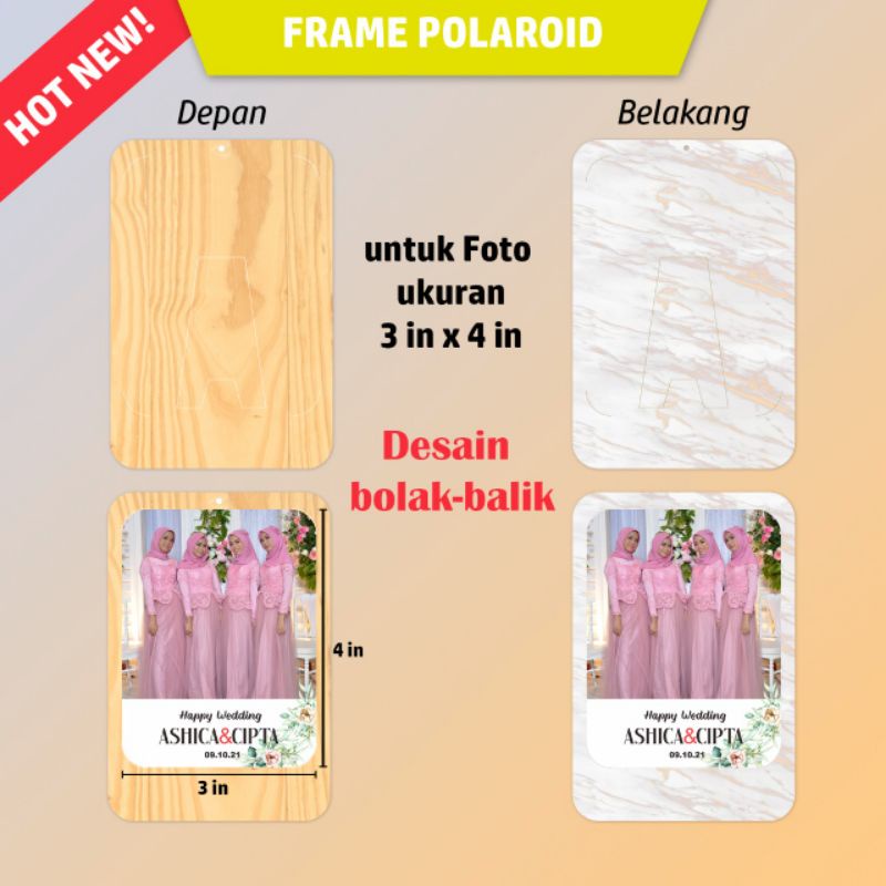 Jual Frame Karton Polaroid | Shopee Indonesia