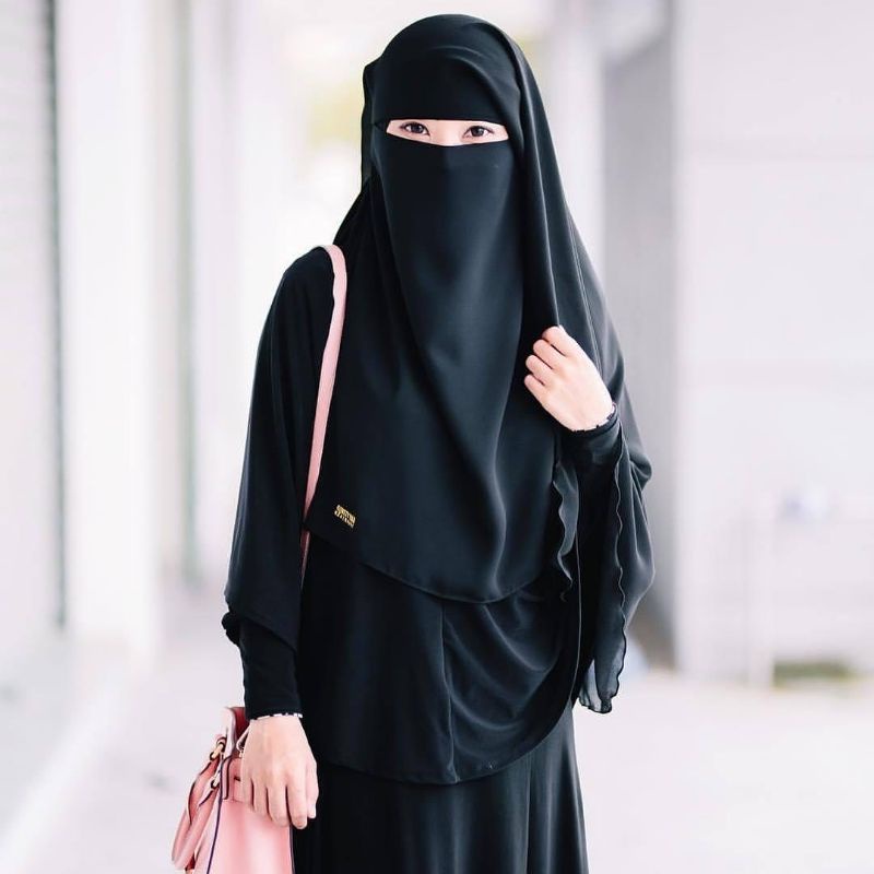 Jual Niqob Yaman Polos Niqab Bandana Purdah Temboro Faizah Exclusive Shopee Indonesia