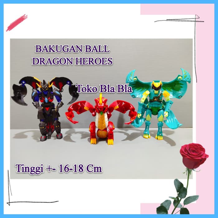 Jual Mainan Bakugan Ball Dragon Heroes Egg Transformer Shopee