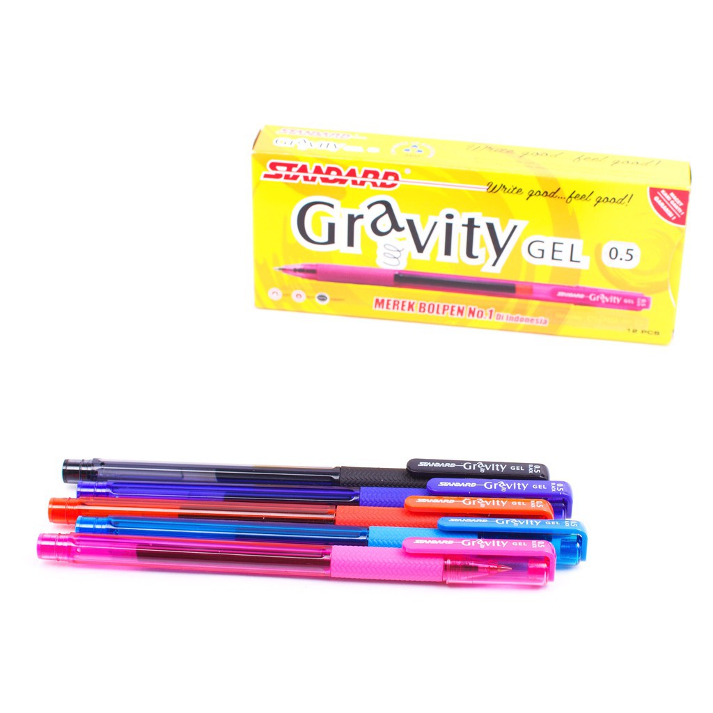 Jual Pulpen Bolpen Standard Gravity Gel 0.5 | Shopee Indonesia