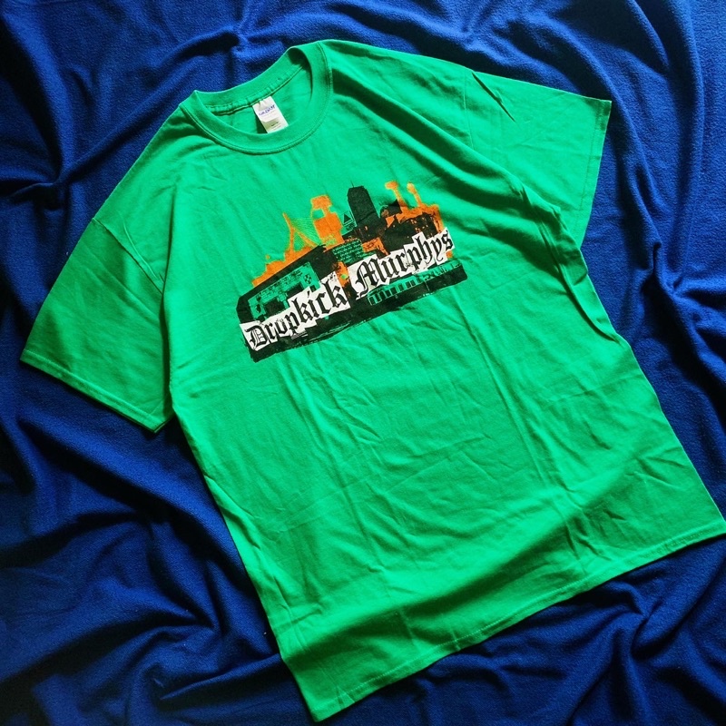 Dropkick Murphys Boston Irish Heart Hombre Camiseta Negro M