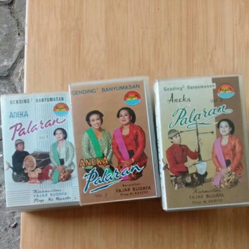 Jual Kaset Pita Gending Banyumasan Aneka Palaran Volume 12 Dan 3 Karawitan Fajar Budaya 