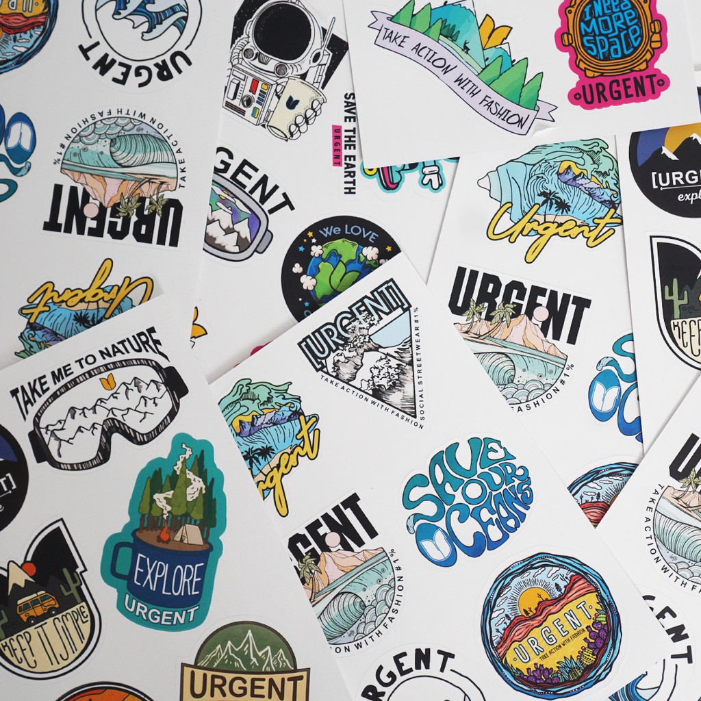 Jual STICKER KEKINIAN Vynil URGENT | Shopee Indonesia