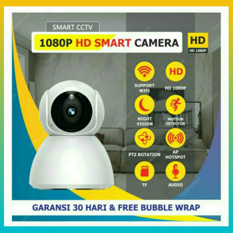Jual IP Camera 1080P CCTV Snowman 5MP V380 Pro Cam Kamera Wireless Wifi ...