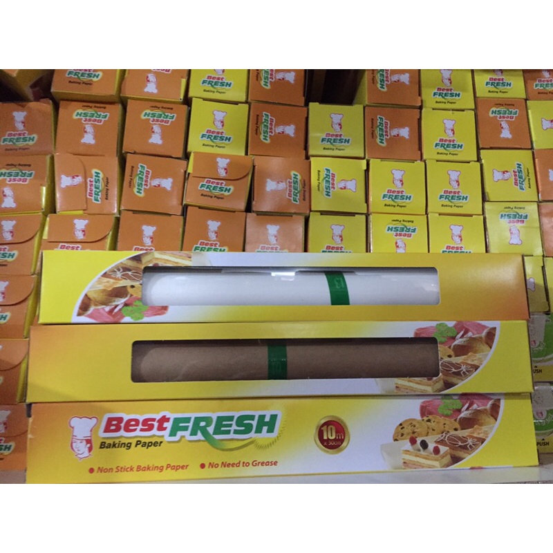 Jual kertas roti gulungan baking paper brown dan white | Shopee Indonesia