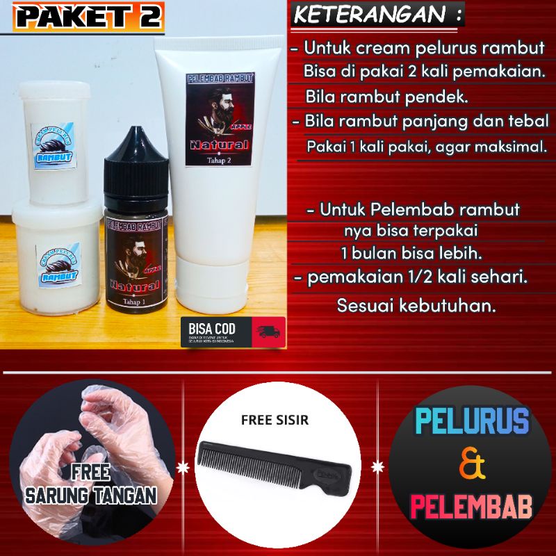 Jual Pelurus rambut pria dan pelembab rambut | Shopee Indonesia