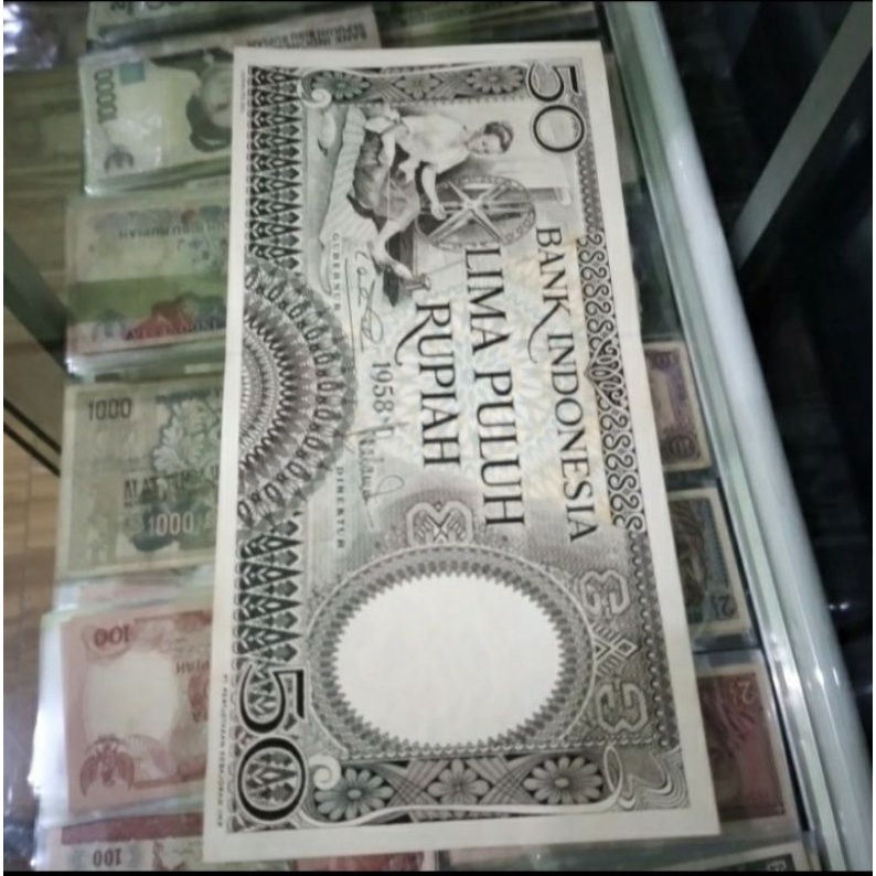 Jual uang kuno 50 rupiah seri pekerja asli | Shopee Indonesia