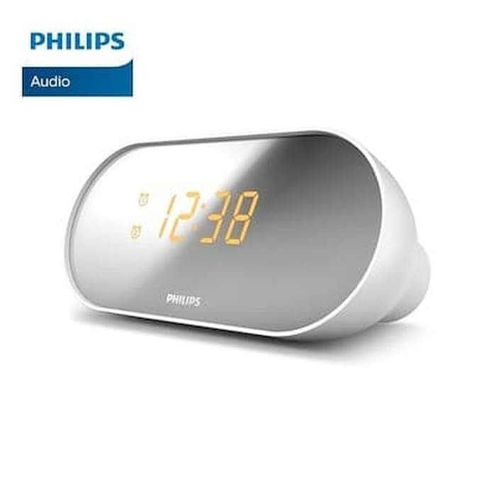 Jual Philips AJ2000 Clock Radio Jam Dual Alarm Digital Tuning Mirror