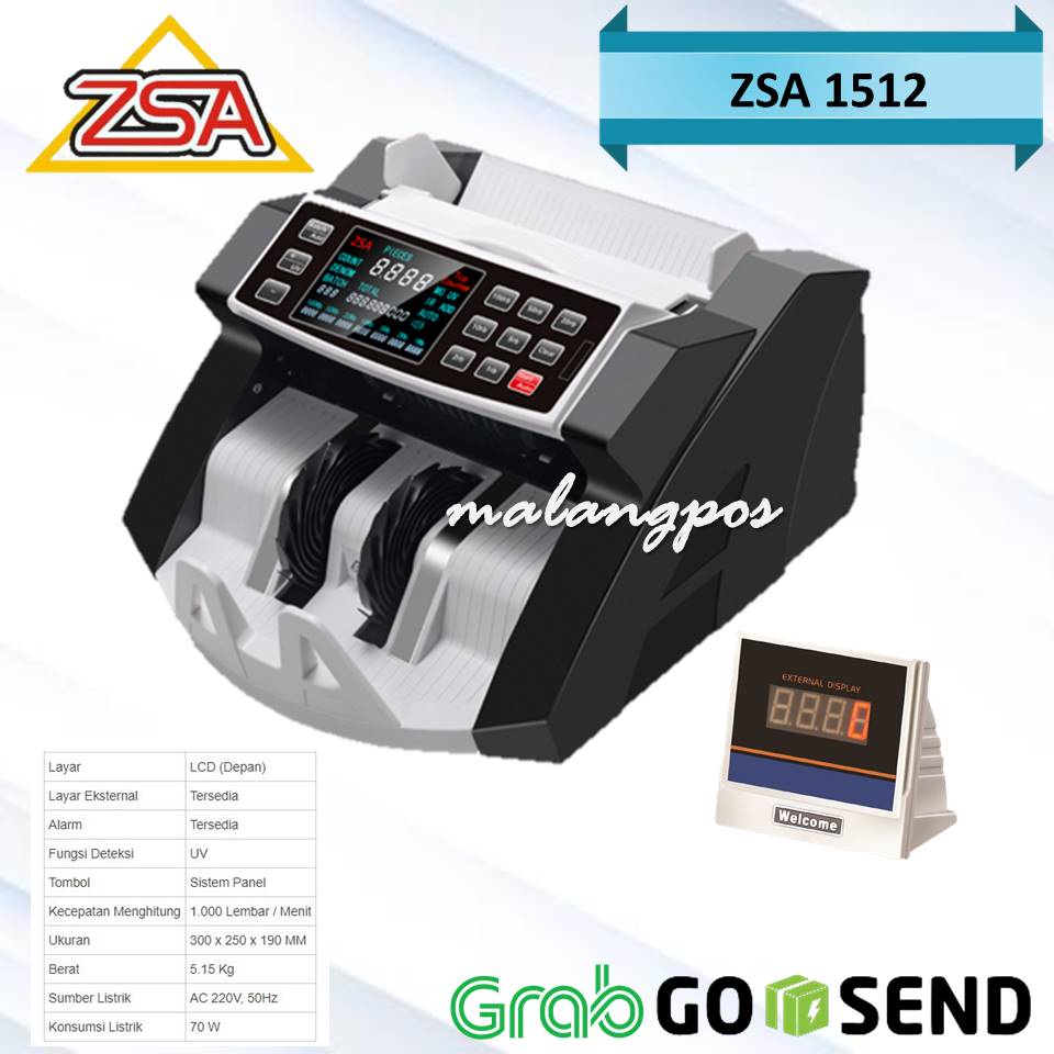 Jual Mesin Penghitung Uang Zsa Money Counter Uv Zsa Shopee