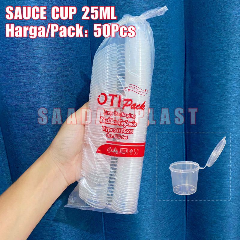 Jual Isi 50 Thinwall Sauce Cup 25ml Tempat Saos Cup Saus Sambal Shopee Indonesia 0190