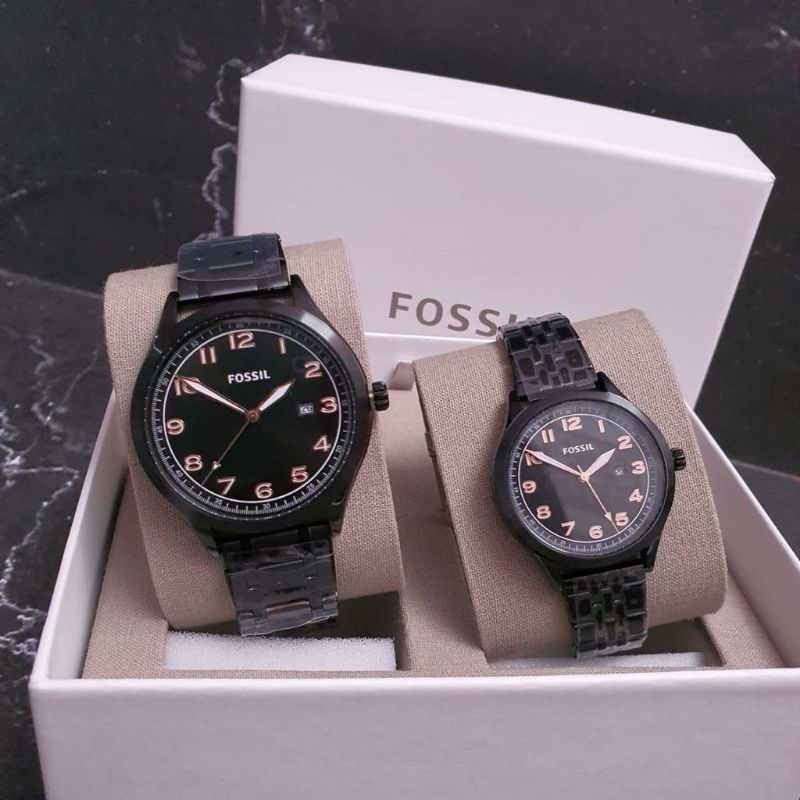 Fossil couple best sale watches amazon