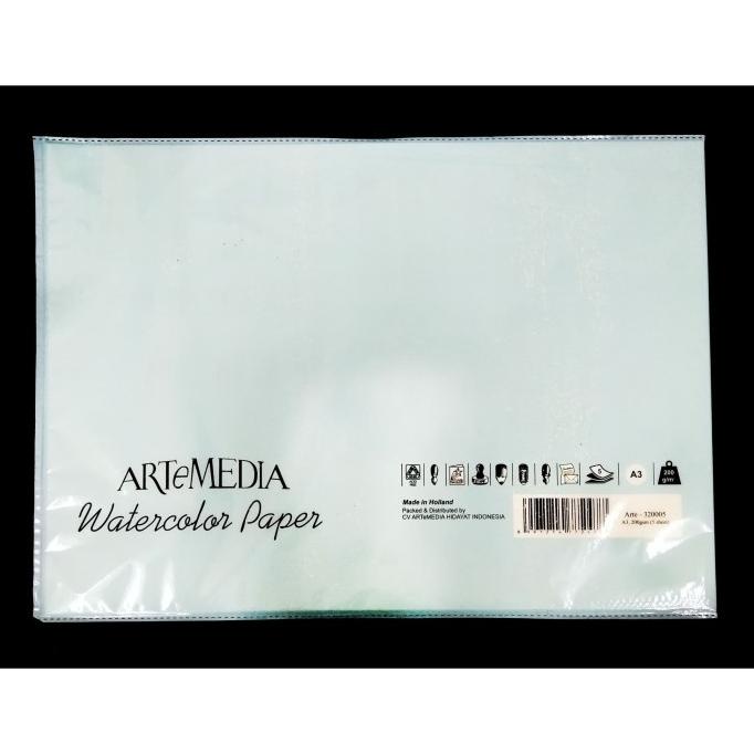 Jual Promo Artemedia Watercolor Paper A3 Kertas Gambar Lukis Cat Air Watercolour Peralatan 4954