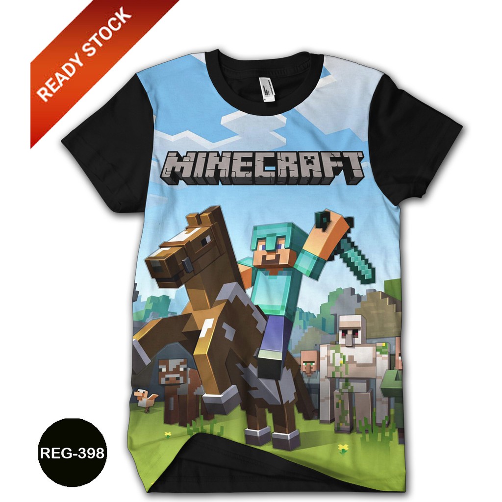 Jual Baju Dewasa minecraft 3D Baju Minecraft Baju Serial Kartun Anak # ...