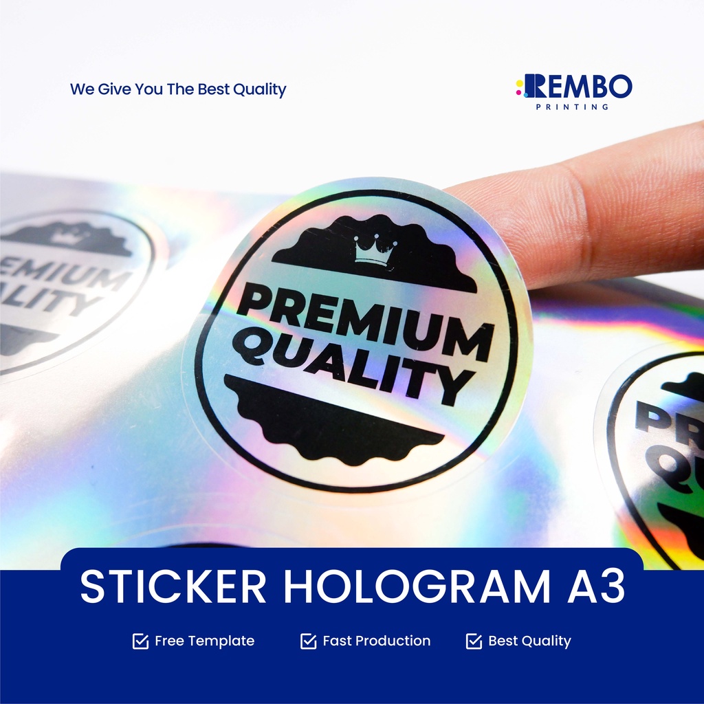 Jual CETAK STIKER LABEL HOLOGRAM STICKER KEMASAN PRODUK BRANDING CUSTOM ...