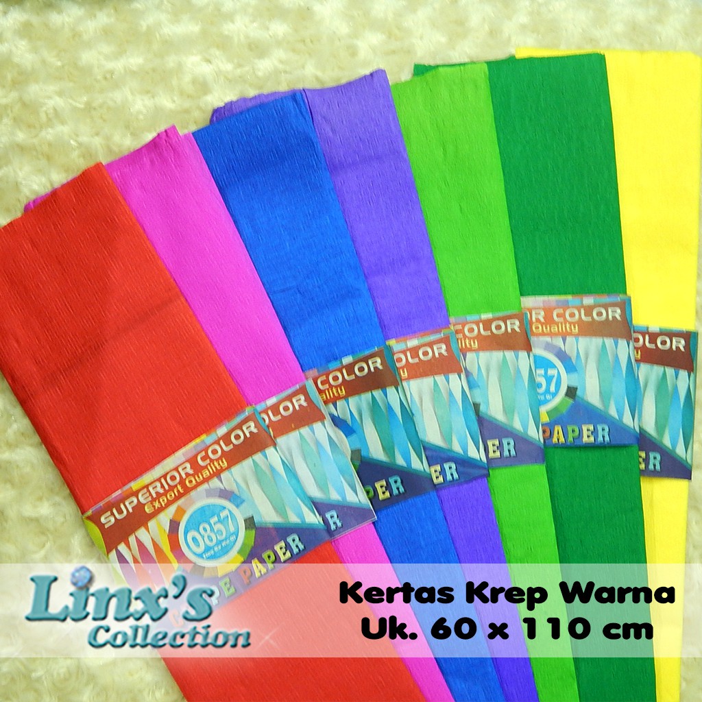 Jual Kertas Krep Warna Kertas Crepe Shopee Indonesia 9312