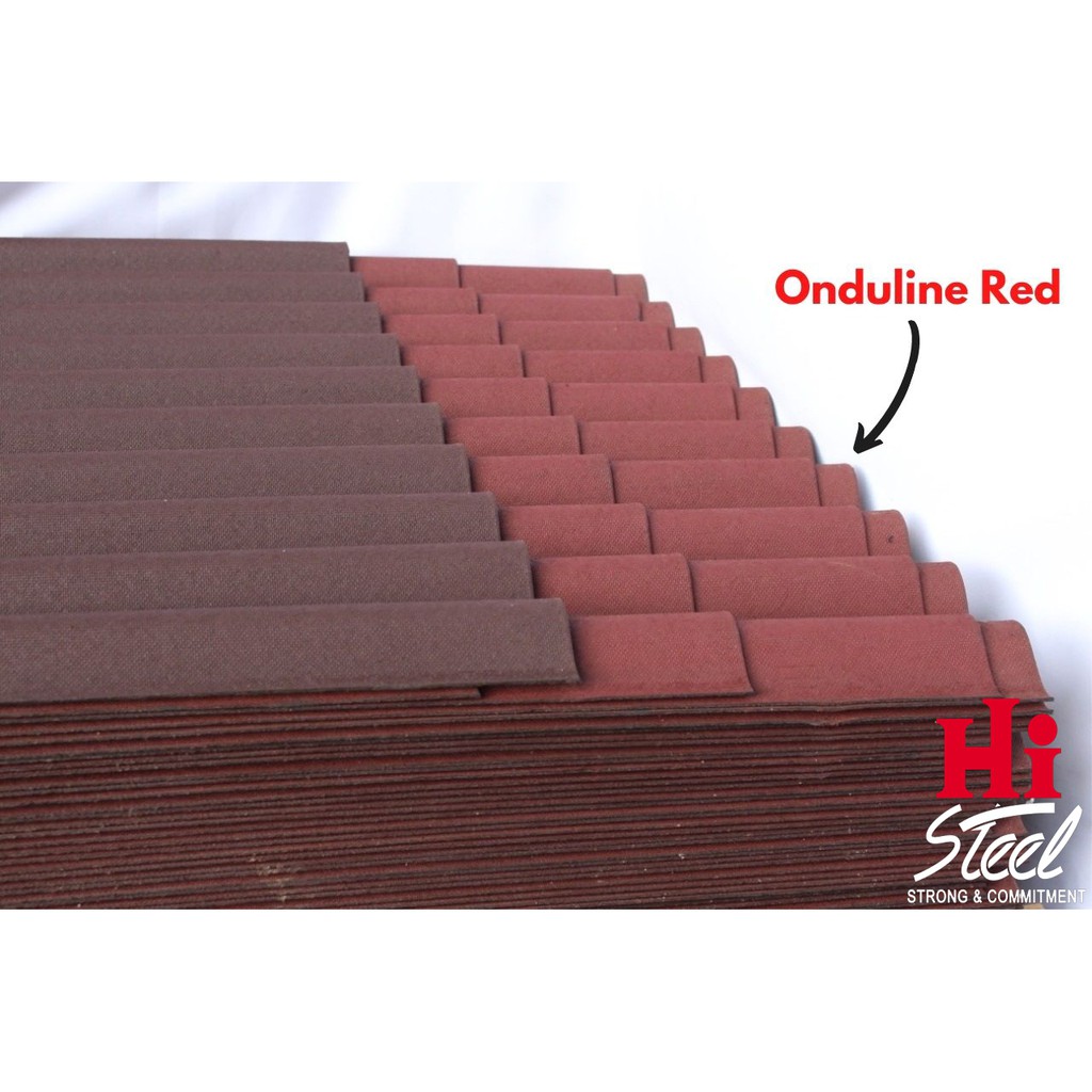 Jual Atap Onduline 95cm X 200cm Red | Shopee Indonesia