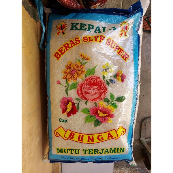 Jual Beras Cap Bunga Kemasan 25 Kg 