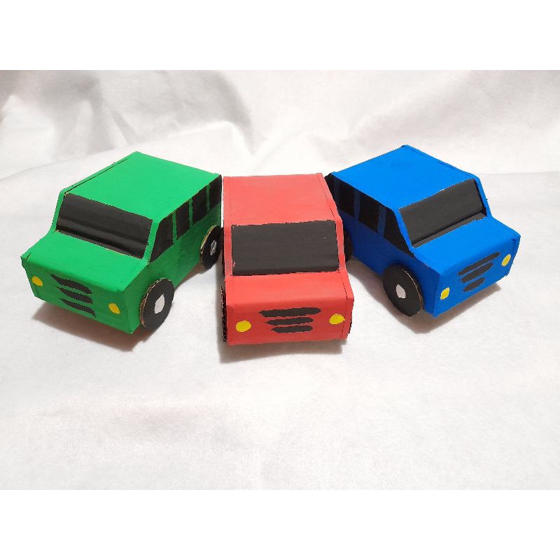 Jual Prakarya dari kardus/mobil mobilan kardus | Shopee Indonesia