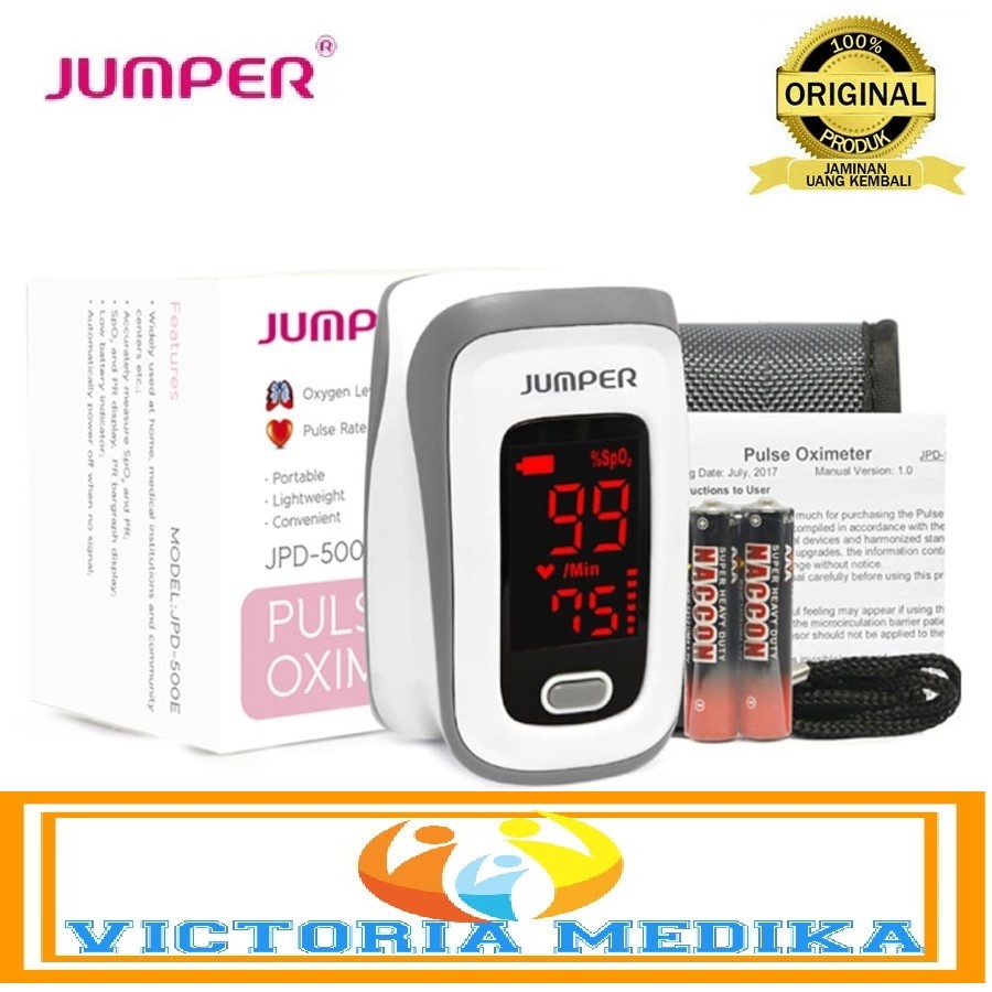 Jual Pulse Oximeter Jumper Original (JPD500E) Shopee Indonesia