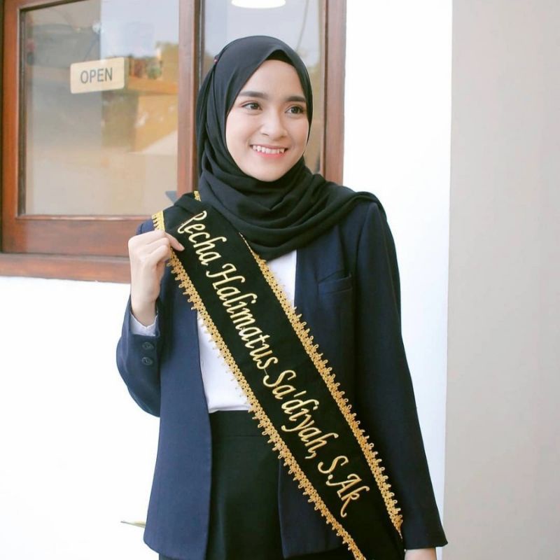 Jual Selempang Wisuda Bludru Renda Shopee Indonesia