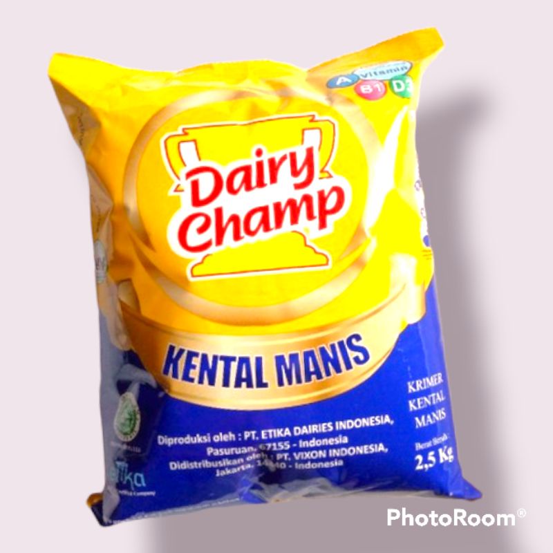 Jual Skm Krimer Kental Manis Dairy Champ Kg G Shopee Indonesia