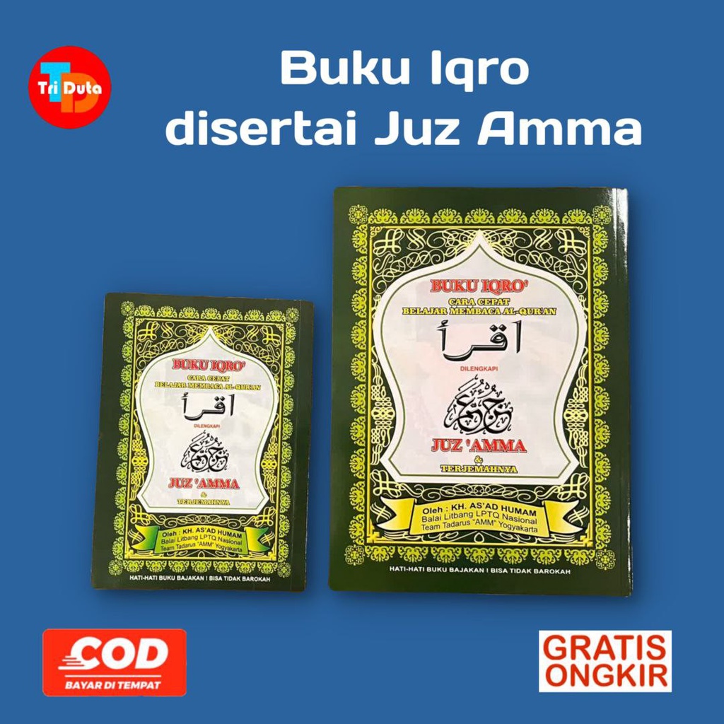 Jual Buku Iqro Disertai Juz Amma Ukuran Besar Dan Kecil Shopee Indonesia 3977