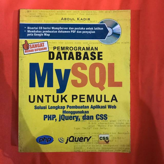 Jual Pemrograman Database MySQL Untuk Pemula Bonus CD - Abdul Kadir ...