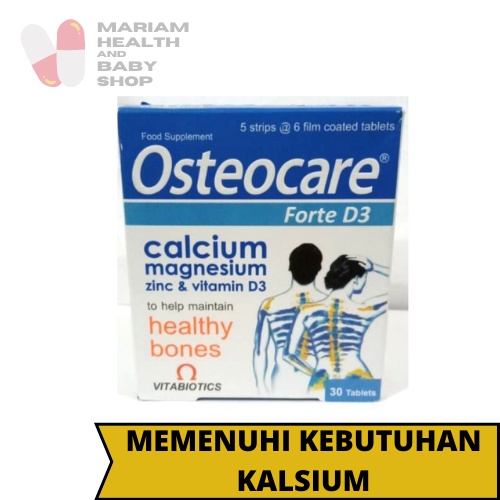Jual Osteocare Forte D3 Box Isi 30 Tablet Vitabiotics / Kalsium
