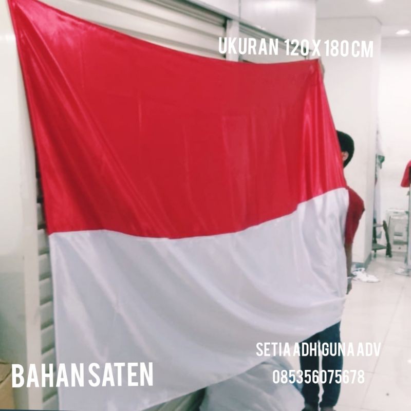 Jual Bendera Merah Putih 120 X 180 Bahan Satin Standar Outdoor | Shopee ...