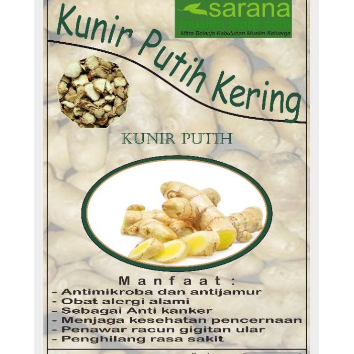 Jual Kunyit Kunir Putih Kering 250gr Asli Atasi Kanker Tumor Shopee Indonesia 5907