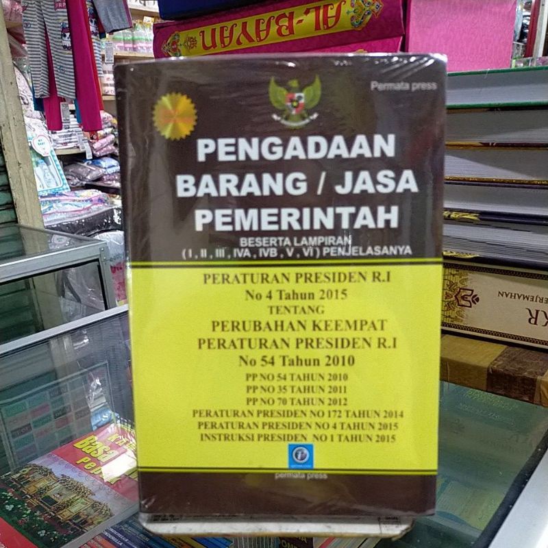 Jual BUKU UNDANG UNDANG PENGADAAN BARANG DAN JASA PEMERINTAH. | Shopee ...