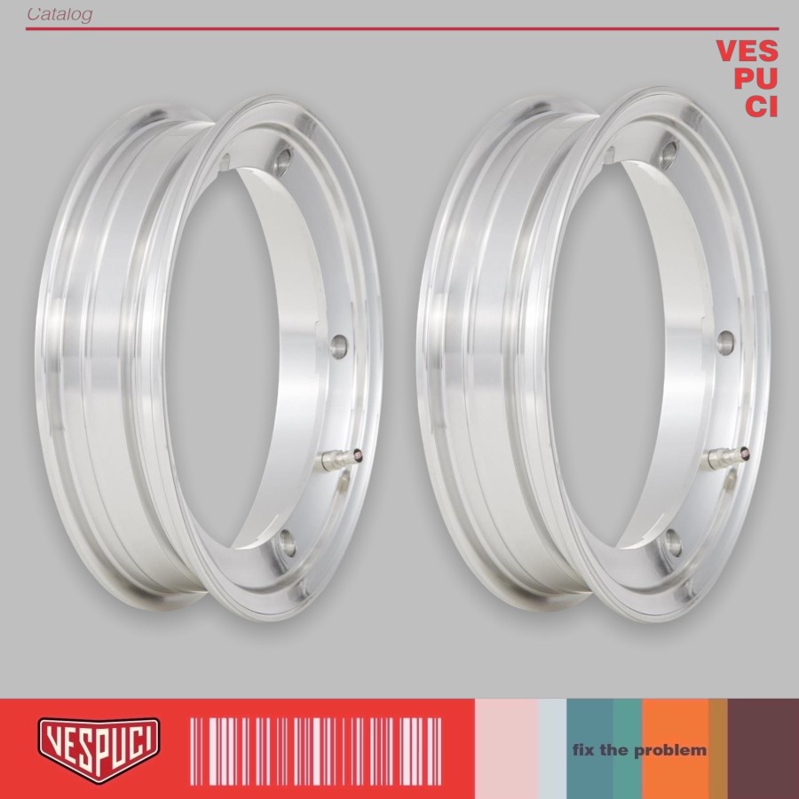 Kit 2 Reifen Gummi Schläuche Michelin S83 3.00-10 VESPA 50 PK