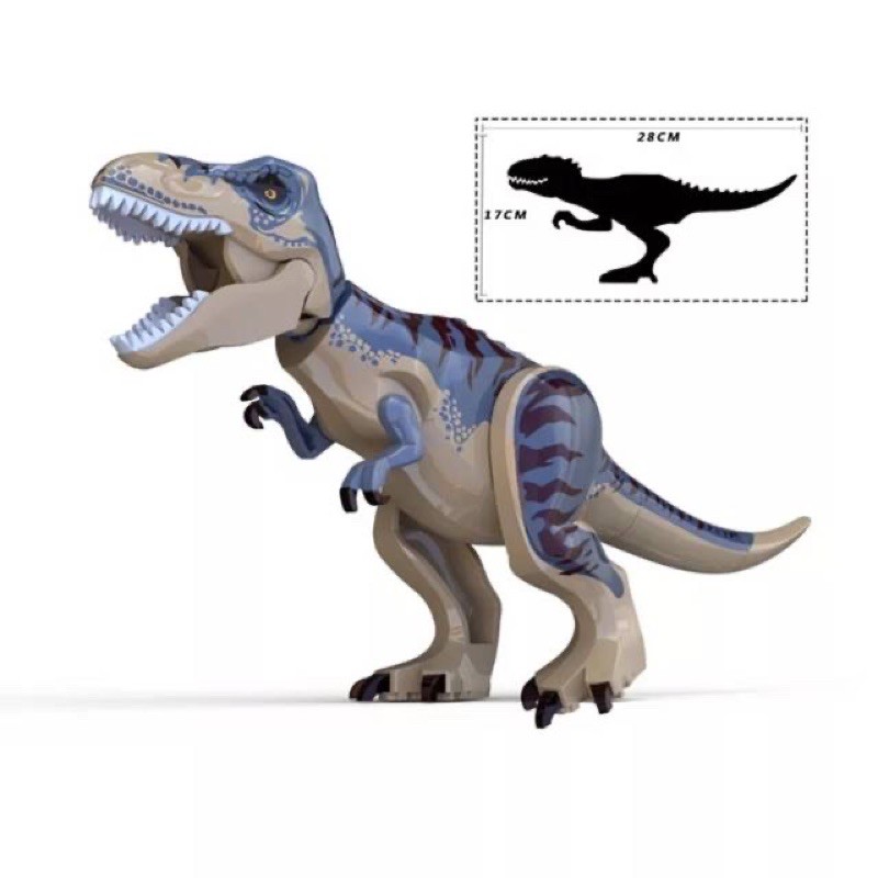 Jual Lego Dino Trex blue raptor hybrid Jurassic World Lost Fallen ...