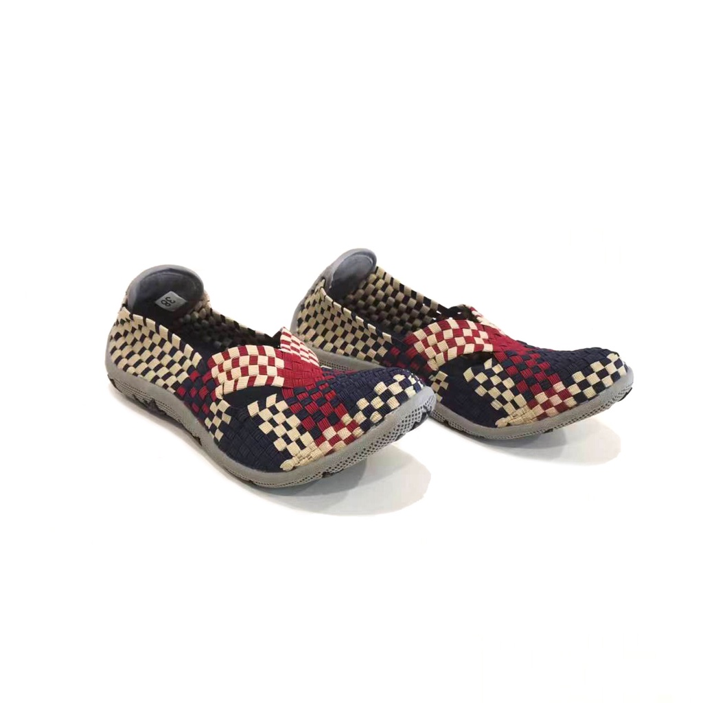 Jual Sepatu Rajut Flat Shoes Bernice Woven Shoes Sepatu Anyaman