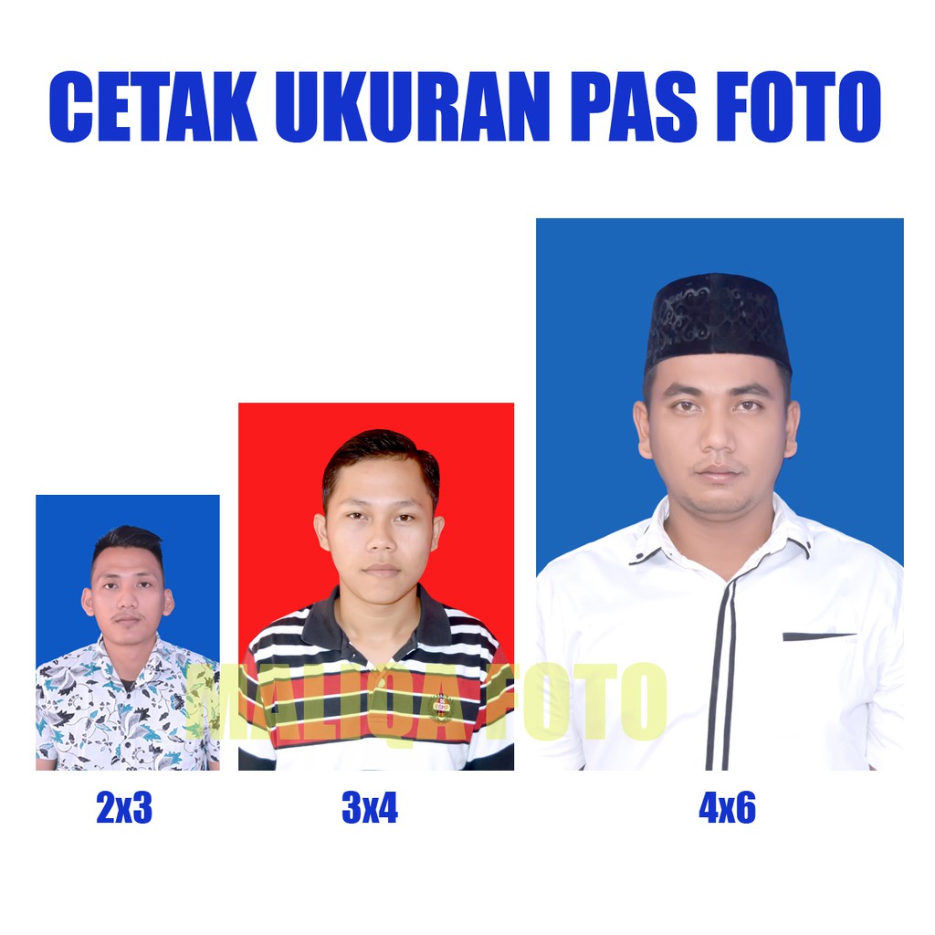 Jual Cetak Pas Foto Ijazah Passport Lamaran Kerja 2x3 3x4 4x6 Photo