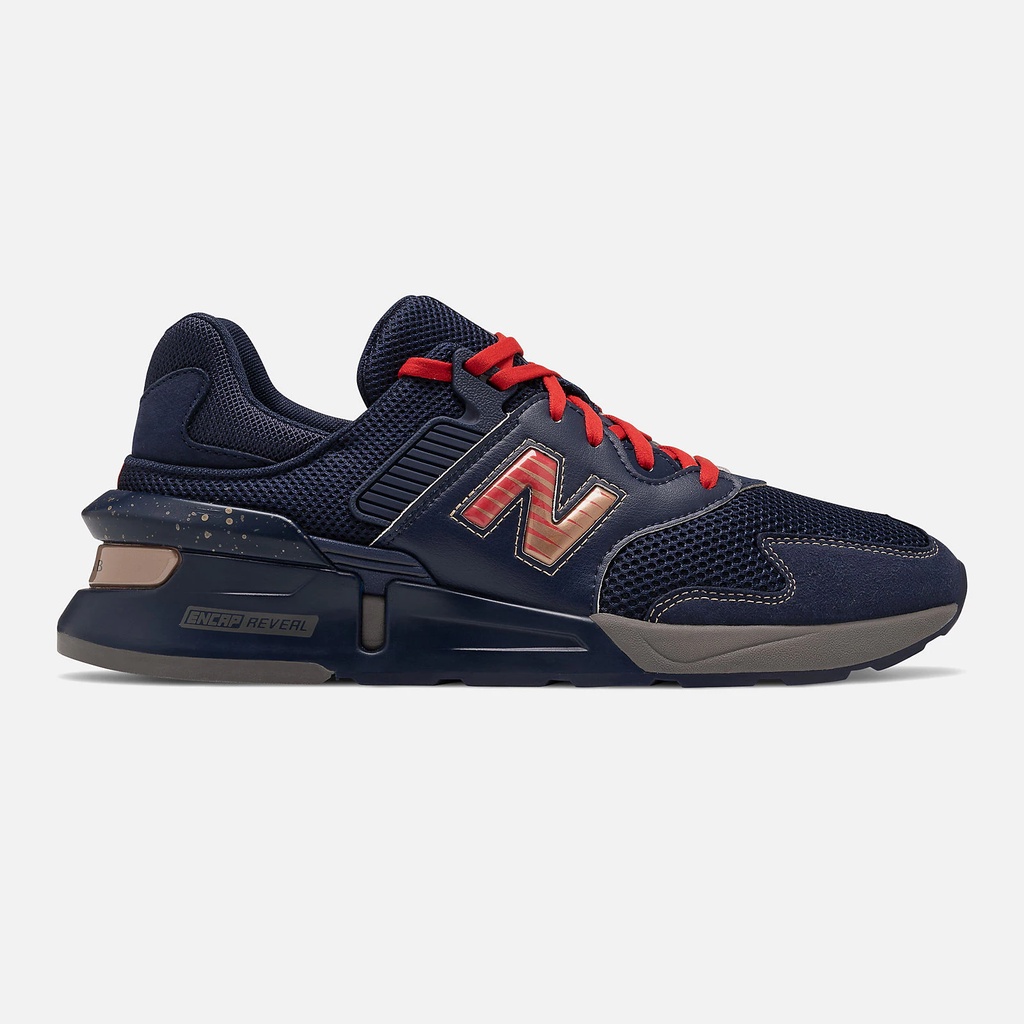 Sepatu New Balance 997s X Kawhi Leonard Encap Reveal Abzorb MS997BHM Navy Men Sneaker Original 100