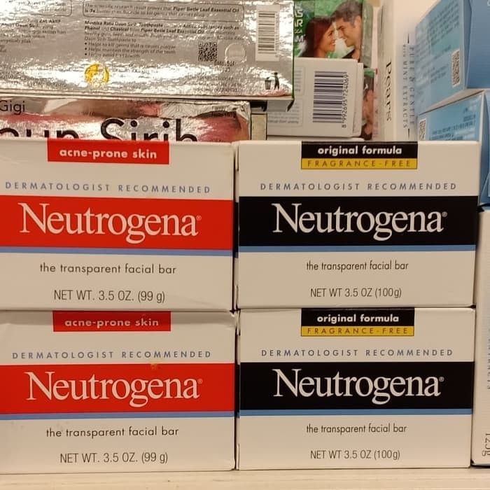 Jual Neutrogena Bar Soap Acne & Original Formula 100 gram Shopee