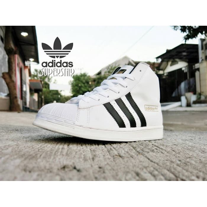 Adidas superstar high sales cut