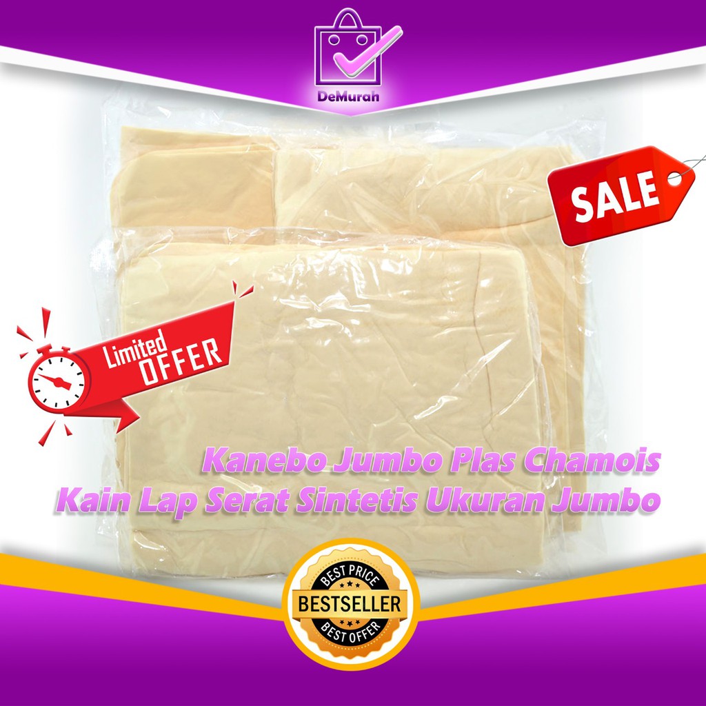 Jual Kanebo Jumbo Plas Chamois Kain Lap Serat Sintetis Ukuran Jumbo