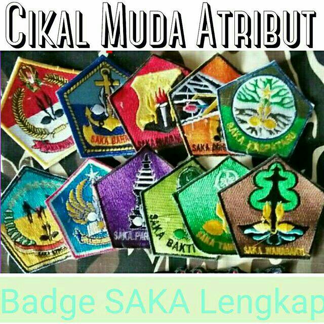 Jual Badge SAKA Lengkap / Bet SAKA Bordir Murah | Shopee Indonesia