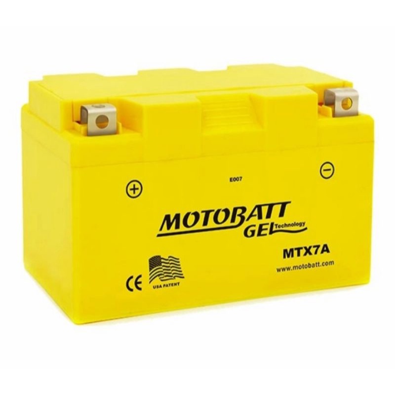 Jual AKI MOTOR NINJA 250CC MOTOBATT GELL MTX7A / 7 AMPERE | Shopee
