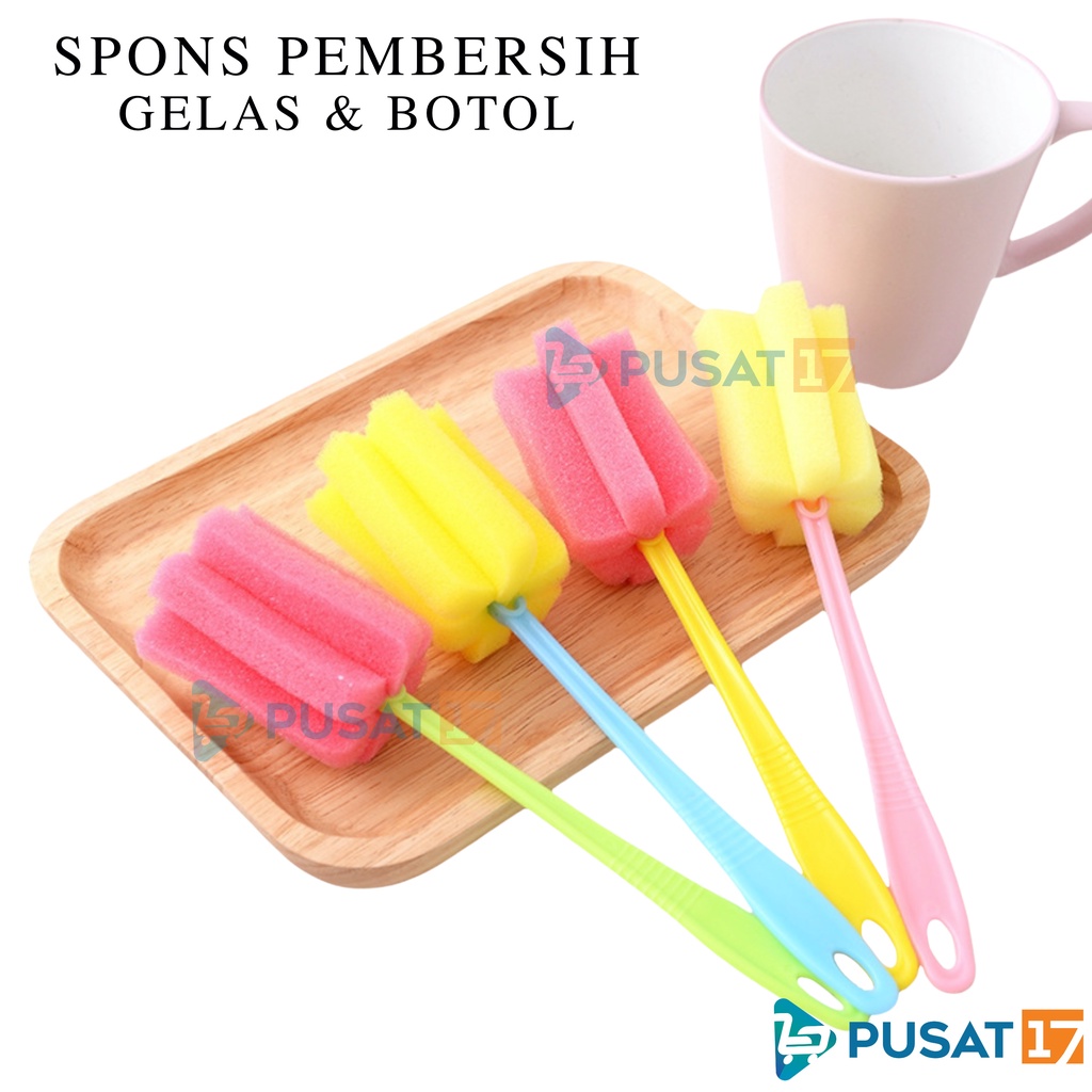 Jual Spons Sikat Botol Dan Gelas Tongkat Busa Pembersih Pencuci Gelas Botol Alat Pembersih 8828