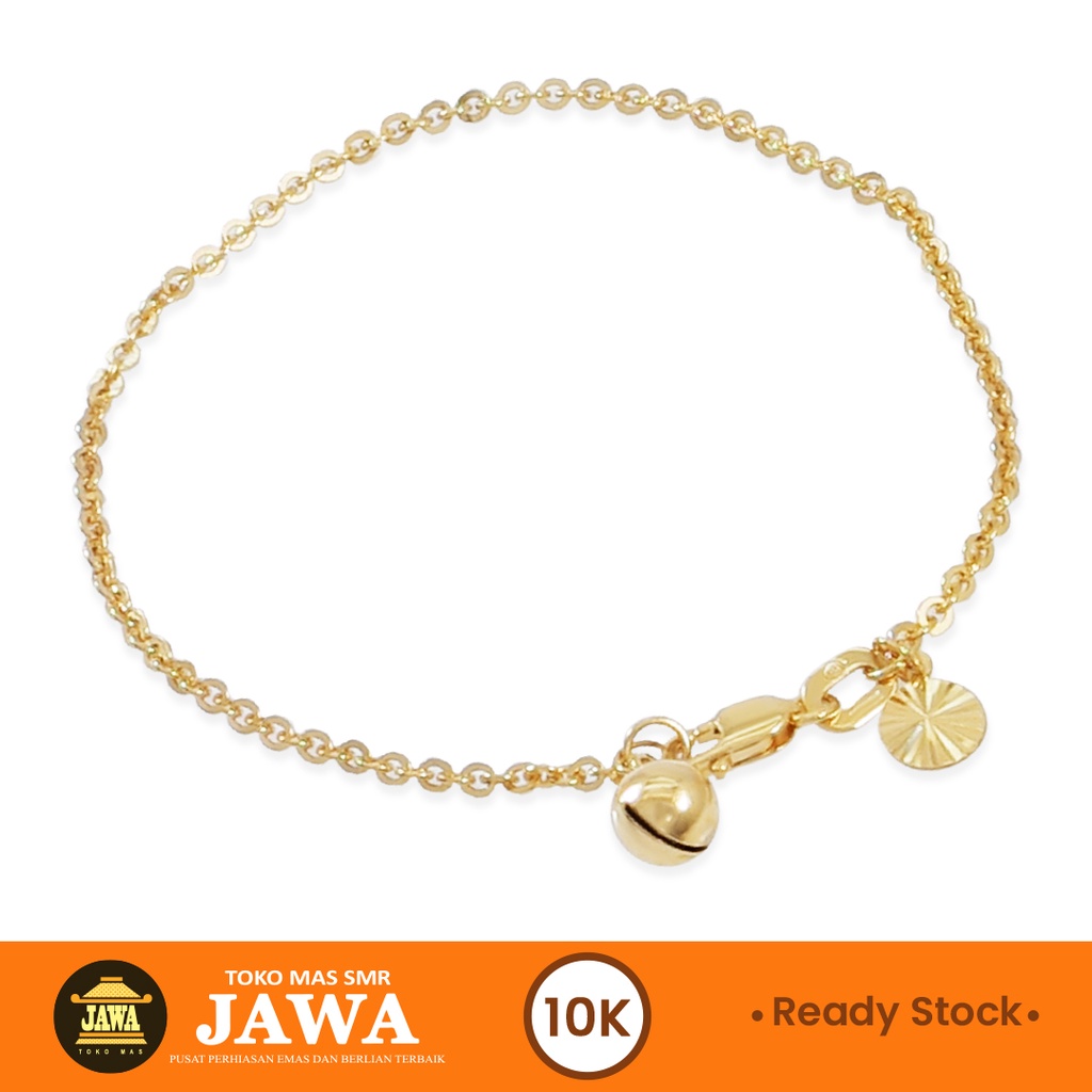 Jual Gelang Emas Bracelet Glara Kadar 10k Toko Mas Jawa Shopee Indonesia