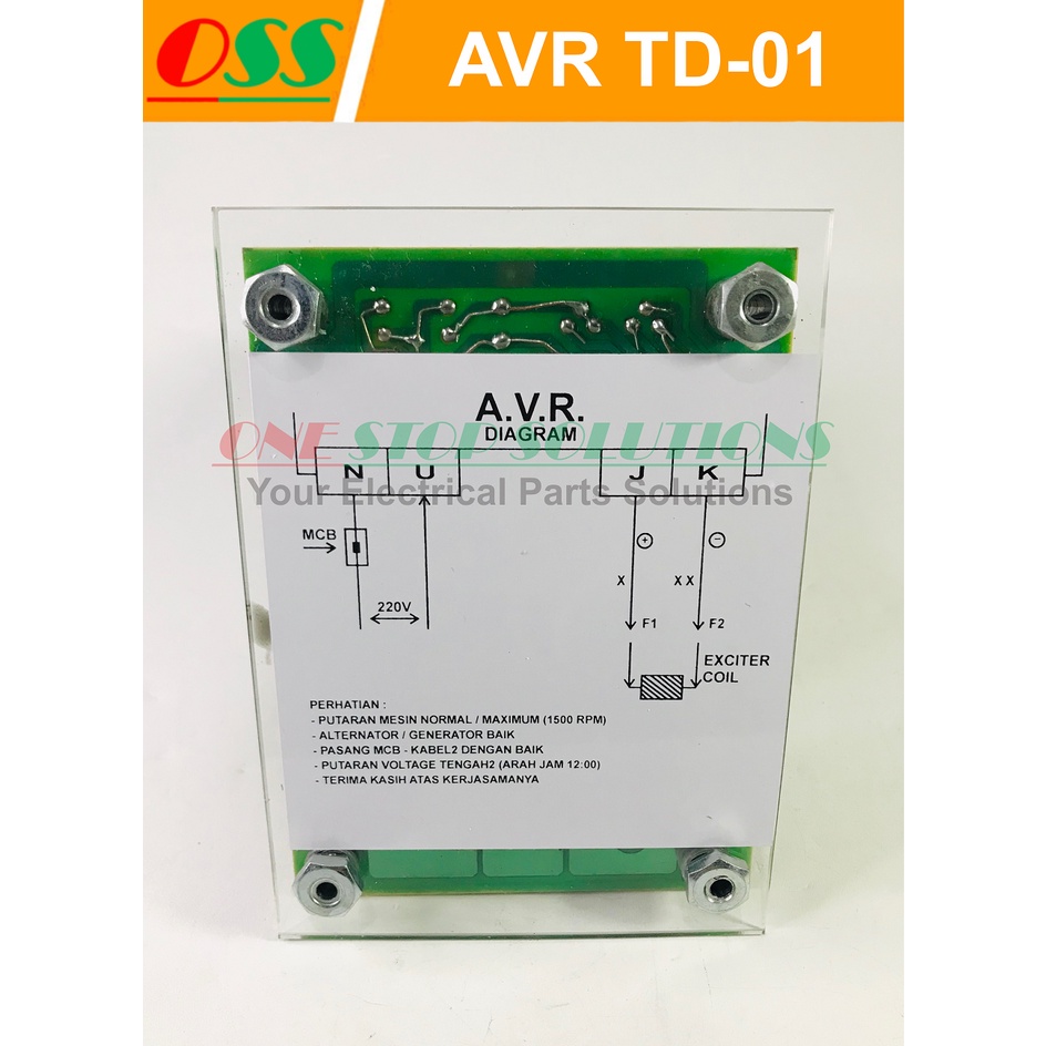 Jual AVR GENERATOR UNIVERSAL TD-01 TD01 YE-01 YE01 ICON TECH LOKAL AVR ...