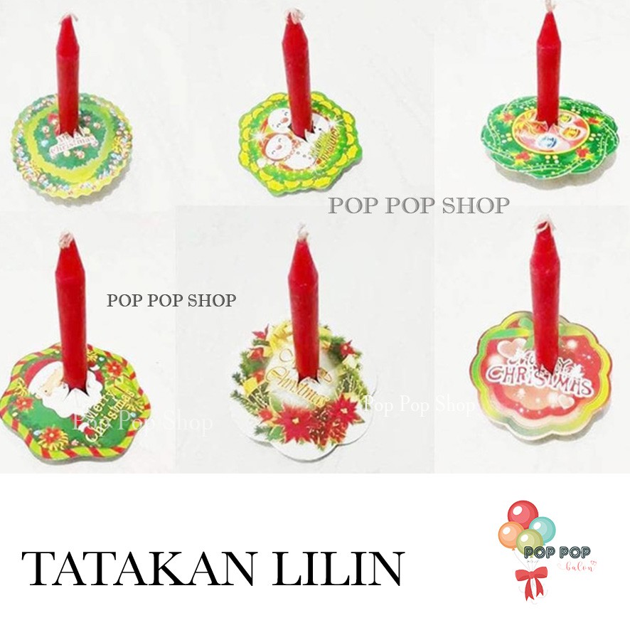 Jual Tatakan Lilin Misa Natal / Tatakan Karton Alas Motif Christmas ...