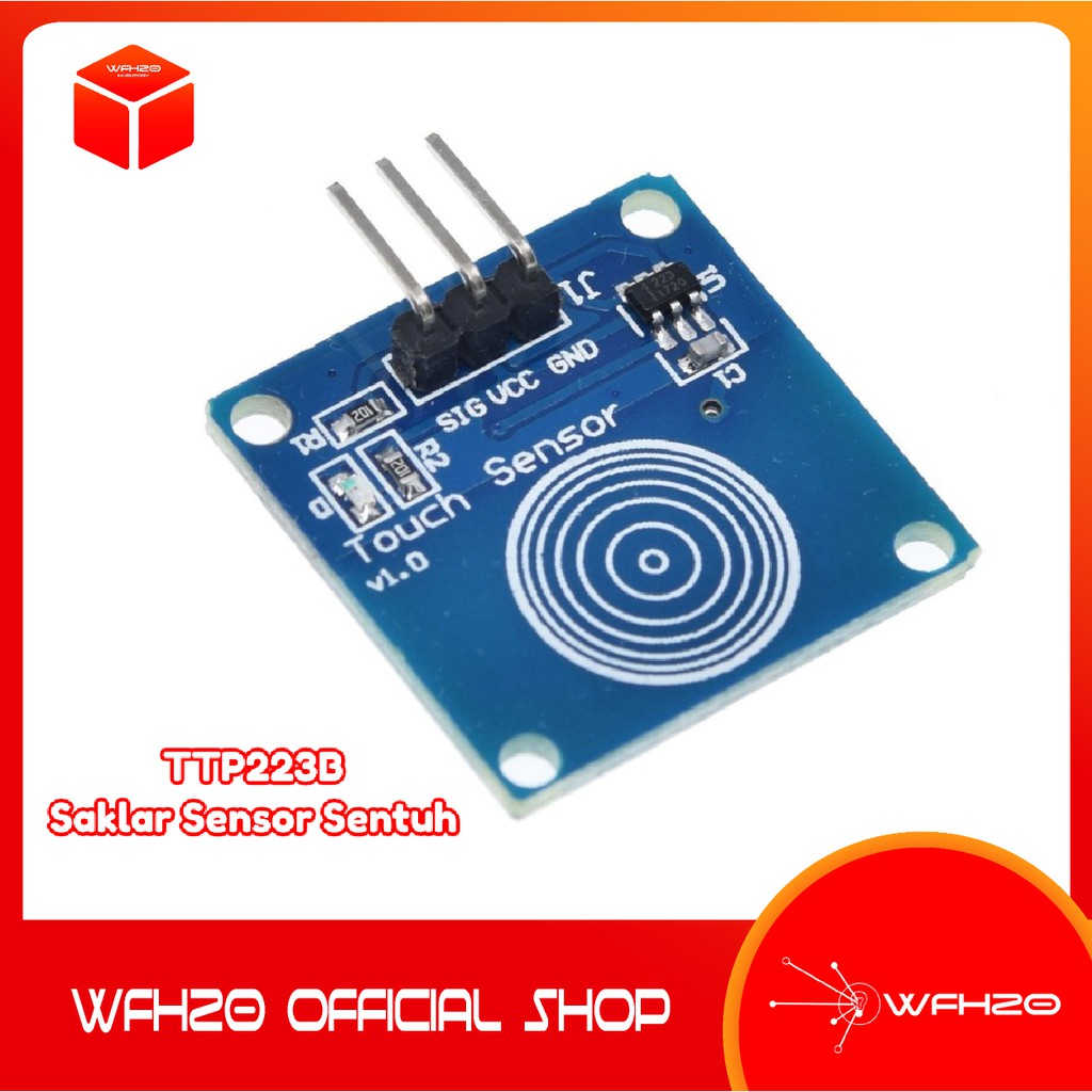 Jual TTP223B Saklar Sentuh Digital Touch Sensor Capacitive Switch ...