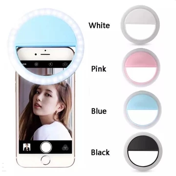 Ring Light Selfie LED Lampu Selfie LED Bisa Flashlight Kamera Flash Kamera